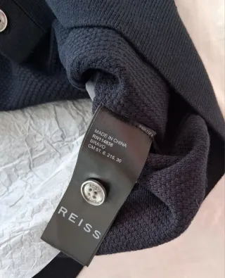 Reiss Camisa Cardigan Manga Corta Talla M