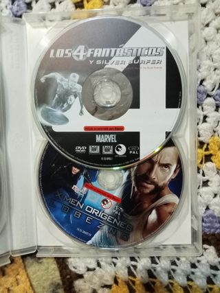 Pack 4 Películas Marvel DVD Super Héroes
