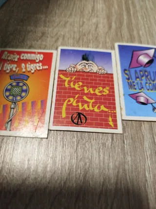 Lote 3 cromos vintage