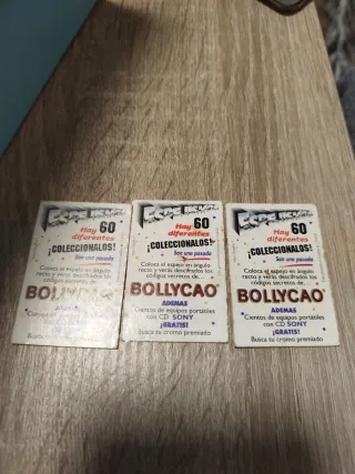 Lote 3 cromos vintage