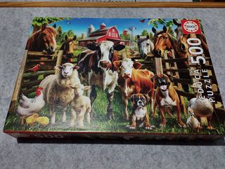 Puzzle Educa 500 Piezas Granja Animales