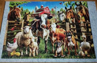 Puzzle Educa 500 Piezas Granja Animales