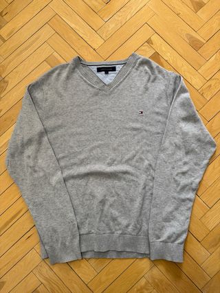 Jersey Tommy Hilfiger Gris Talla L
