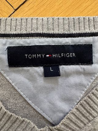 Jersey Tommy Hilfiger Gris Talla L