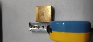 Pastillero Polvera Vintage Dorado