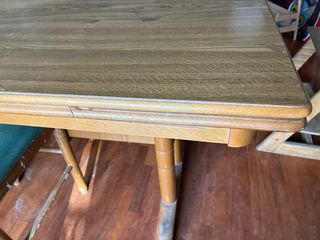 Mesa extensible madera con cajones