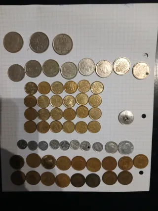 Lote monedas antiguas España