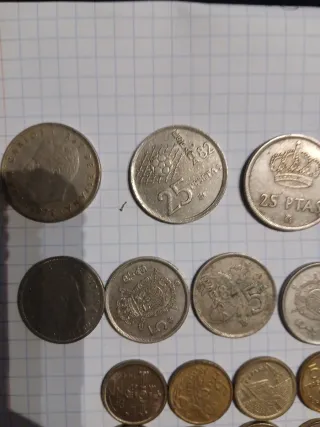 Lote monedas antiguas España