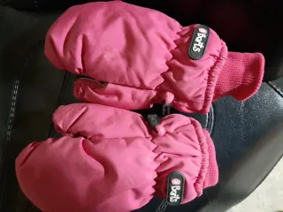 Guantes de esquí Barts rosas, para niña de 3 a 8