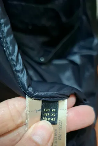 Chaqueta acolchada Massimo Dutti Negra XL