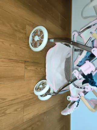 Carro gemelar para muñecas