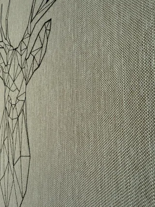 Cuadro Reno Geométrico Ikea gris