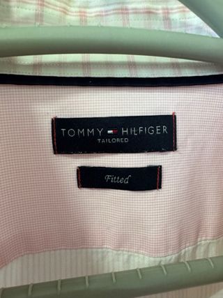 Camisa Tommy Hilfiger Rayas Rosas y Blancas