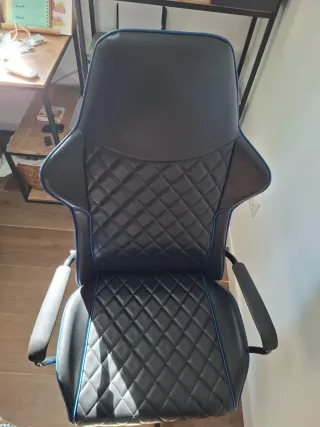 Silla Gaming Negra y Azul