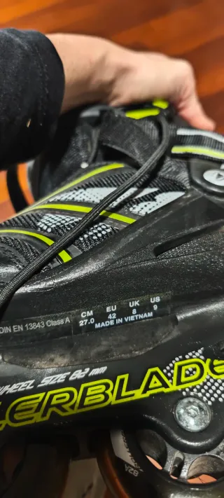 Patines en línea Rollerblade negros