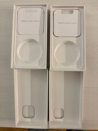 Cajas iPhone 14 Pro y 14