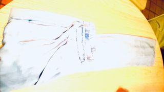 Pantalón Zara Pierna Ancha satinado Talla S