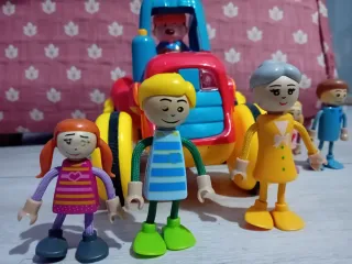 Juego Familia Agricultores con Tractor