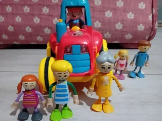 Juego Familia Agricultores con Tractor