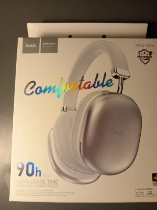 Cascos Hoco W35 Max Grises Nuevos