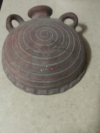 Cantimplora de terracota o botijo/búcaro antiguo