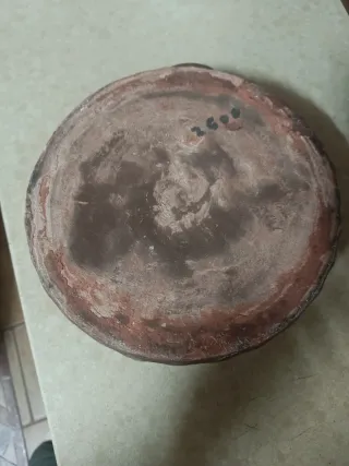 Cantimplora de terracota o botijo/búcaro antiguo