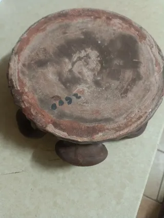 Cantimplora de terracota o botijo/búcaro antiguo