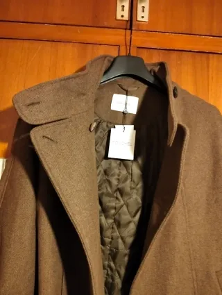 Chaqueta Couchel Lana Mujer Beige/Marrón