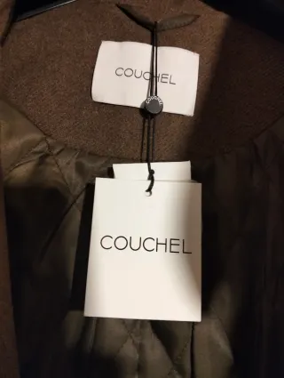 Chaqueta Couchel Lana Mujer Beige/Marrón