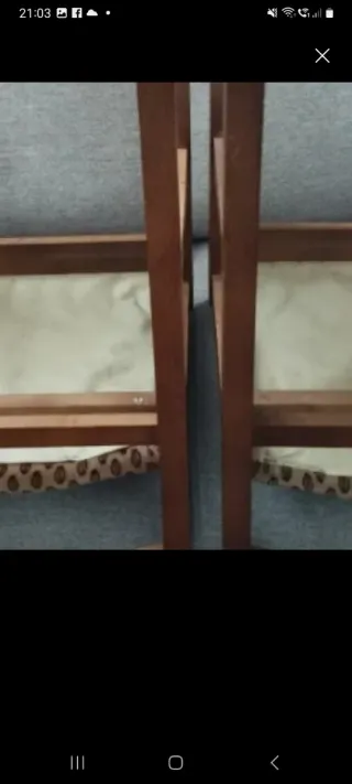 Juego de 6 Sillas de Comedor Madera Maciza,