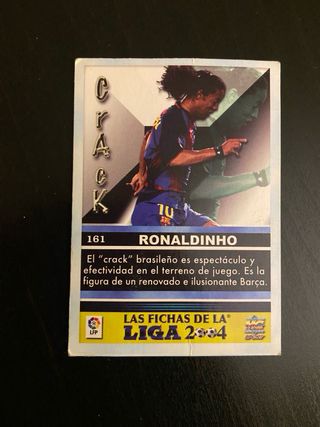 Carta 'Crack' Ronaldinho FC Barcelona, 2004.