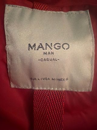Plumas Mango Rojo Talla L/ para hombre y mujer