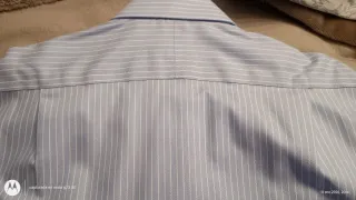 Camisa rayas Emilio Tucci azul