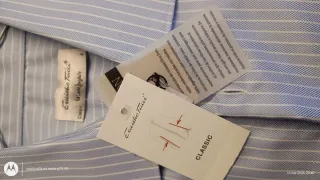 Camisa rayas Emilio Tucci azul