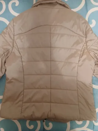 Chaqueta beige mujer talla 48