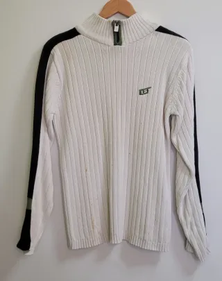 Jersey Jack & Jones Rayas Naranja Gris