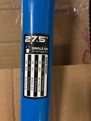 Horquilla Tanke TF300 Suspensión Azul