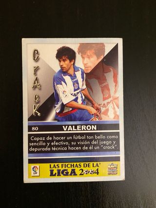 Carta Valerón, tipo 'Crack', 2004. Muy buen estado