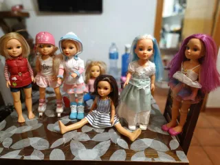 Lote de 7 Muñecas Nancy y Famosa