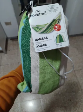 Hamaca Rocktrail Verde y Blanca