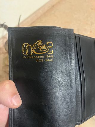 Porta documenti vera pelle Hockenheim 1968