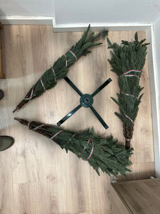 Árbol de Navidad artificial verde