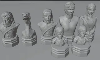 Ajedrez Juego de Tronos Figuras