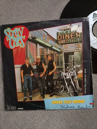 Stray Cats: lote 2 discos vinilo single 7" 45 rpm