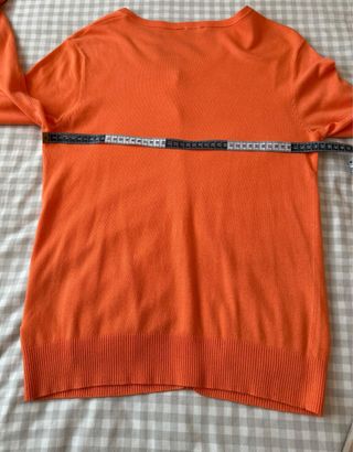 Chaqueta punto de Gerry Weber color naranja claro.
