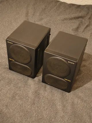 Altavoces Sony Megabass Negros (pasivos)