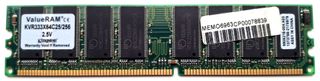 Memoria RAM 256MB DDR 333 MHz /PC2700