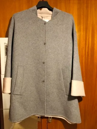 Abrigo Lana Doble Faz Mujer