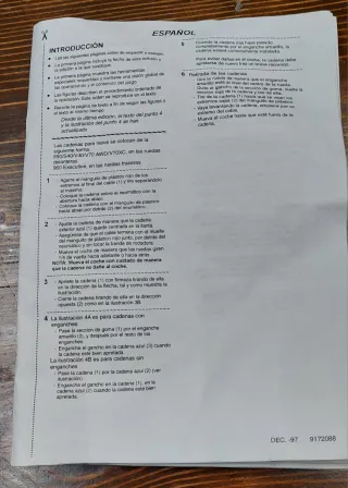 CADENAS NIEVE METALICAS ALTA GAMA, VOLVO