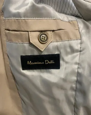 Americana Massimo Dutti Talla S Beige
